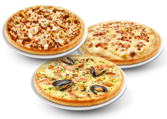 3 Pizzas Moyenne au choix.