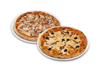 2 Pizzas moyenne au choix 